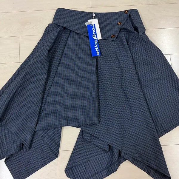 [BUNJANG] LOTYPE Check Midi Skirt / 로타입 치마