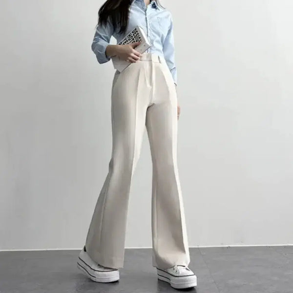 [BUNJANG] Ivory Bootcut Slacks (M) / 아이보리색 부츠컷 슬랙스(M)