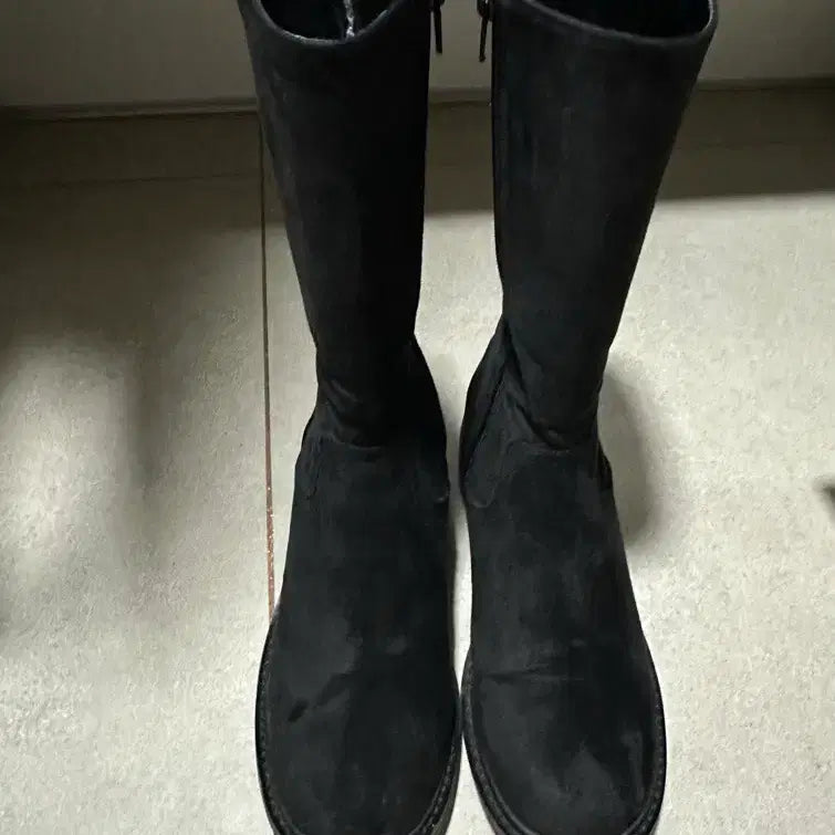 [BUNJANG] Suede Mid Boots Size 230 / 스웨이드 미들 부츠 230
