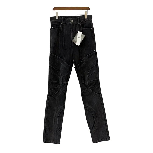 [BUNJANG] FROMWHERE Archive Circle Washed Denim Pants S / 파프롬왓 파아카이브 써클 워시드 데님 팬츠 S 정품