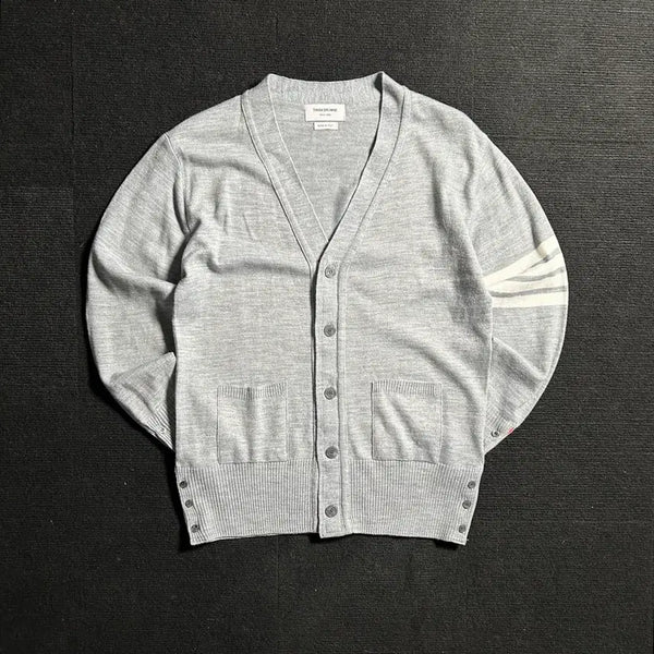 [BUNJANG] Thom Browne Classic Grey Cardigan / 톰브라운 클래식 그레이 가디건