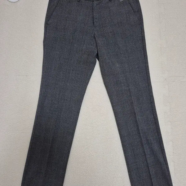 [BUNJANG] Lindberg Men's Golf Check Pattern Pants (Grey) / 린드버그남성골프체크패턴팬츠