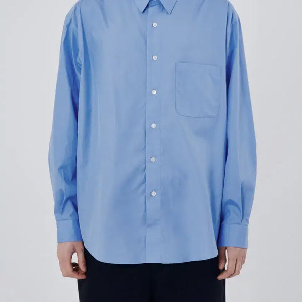 [BUNJANG] Brownout Steady Shirt Blue Size 3 / 브라운야드 스테디 셔츠 블루 3사이즈