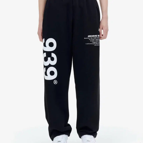 [BUNJANG] Archive Bold 939 Jogger Pants Black / 아카이브볼드 939 조거팬츠