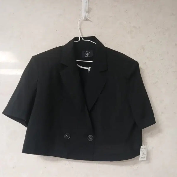 [BUNJANG] RAN2 Cropped Jacket Black Women's / RAN2  크롭 자켓 블랙 여성 새 옷