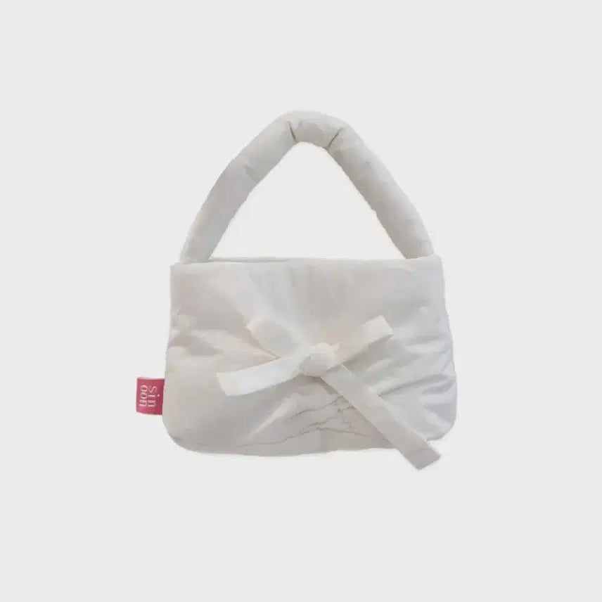 [BUNJANG] Sinoon Padded Bag Keychain White / 시눈 패딩백 키링 화이트