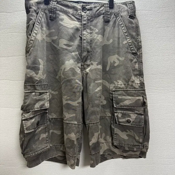[BUNJANG] Levi's Workwear Camo Cargo Half Pants / 리바이스 워크웨어 카모 카고 하프 팬츠 반바지 (31)