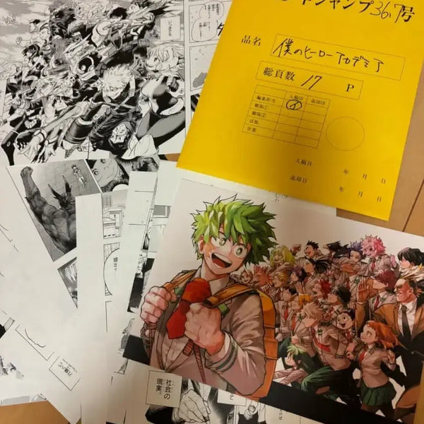 [BUNJANG] My Hero Academia Final Episode Manuscript / 나의 히어로 아카데미아 마지막화 원고