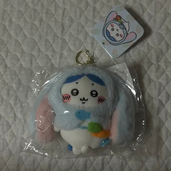 [BUNJANG] Monjakwi Taiwan Limited Lop Ear Hachiware Keyring Plush Doll (Sealed) / 먼작귀 대만 한정 롭이어 하치와레 키링 인형 미개봉 새상품