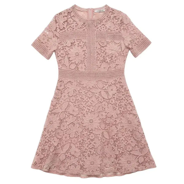 [BUNJANG] Bluelees Pink Lace Suit Dress / 여성85/ 블루리스 핑크 레이스 정장 원피스