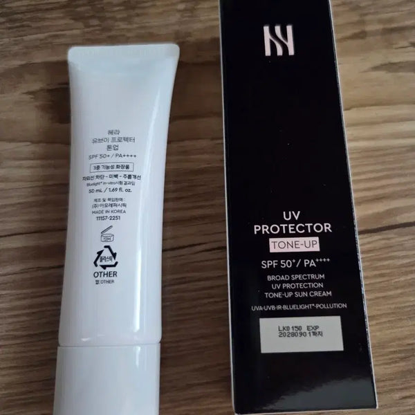 [BUNJANG] Hera UV Protector Tone-Up SPF 50+ 50ml / 헤라 유브이 프로텍터 톤업 50ml