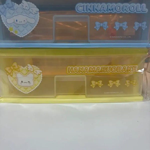 [BUNJANG] Sanrio Cinnamoroll Hanamaaru Obake Storage Box Bundle Set / 시나모롤 하나마루오바케 수납함일괄