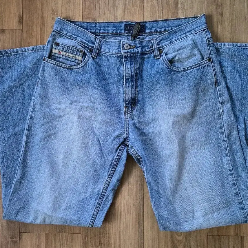 [BUNJANG] US Polo Assn. Men's Light Wash Denim Jeans / US POLO ASSN. 청청 남성 청바지