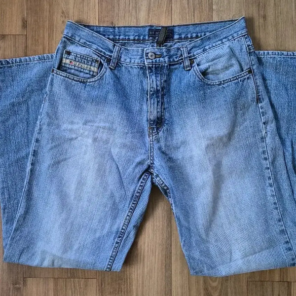[BUNJANG] US Polo Assn. Men's Light Wash Denim Jeans / US POLO ASSN. 청청 남성 청바지