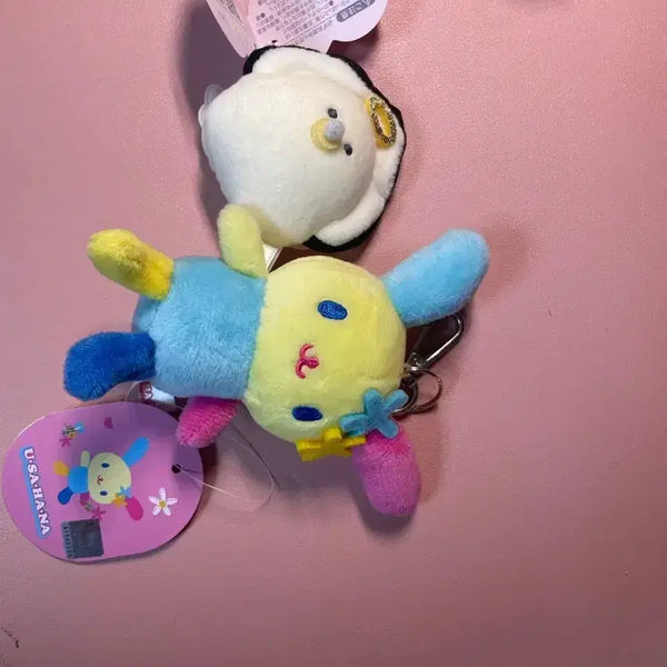 [BUNJANG] Usahana Official Keyring Set with Baby Seal Doll / 우사하나 정품키링+ 아기굴인형 키링 두개세트
