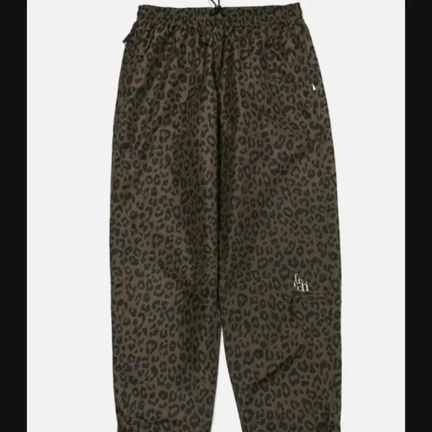 [BUNJANG] Fetch Leopard Track Pants / Fetch 패치 레오파드 트랙팬츠