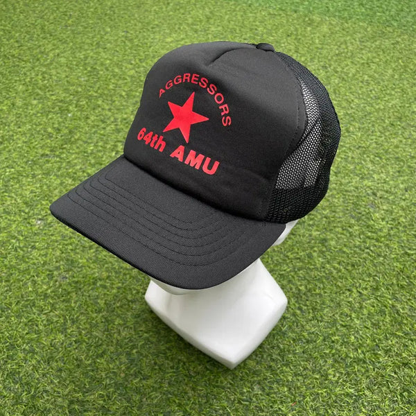 [BUNJANG] Vintage Air Force Unit Trucker Cap c.62 / 빈티지 트러커 캡 Air Force Unit Cap c.62