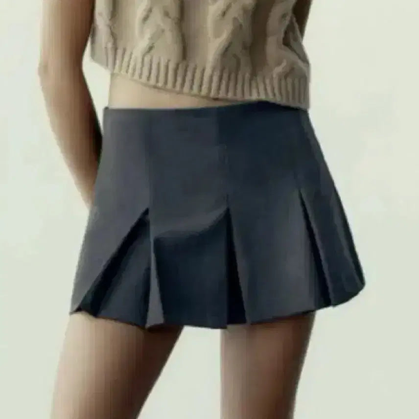 [BUNJANG] Zara Pleated Skirt Pants / 자라 플리츠 스커트팬츠