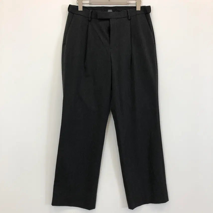 [BUNJANG] Musinsa Standard Wide Slacks Charcoal Grey / 무신사스탠다드 와이드 슬랙스 31-32 인치