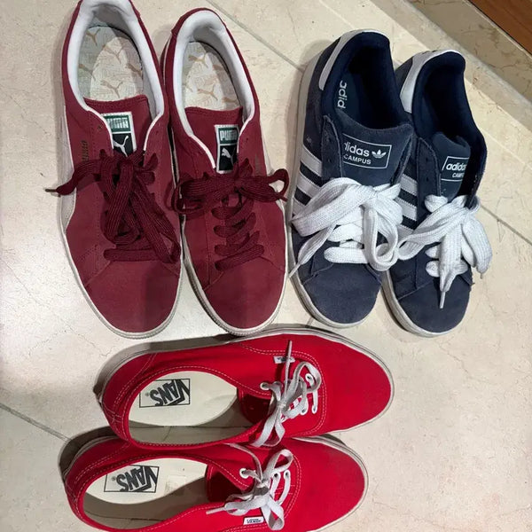 [BUNJANG] Vans Adidas Puma Sneakers Bundle Set (Size 290) / 반스 푸마 아디다스 신발 290