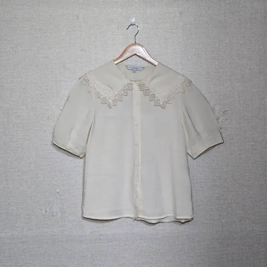 [BUNJANG] On&On Ivory Lace Collar Rayon Blend Blouse / on&on)온앤온 블라우스55~66