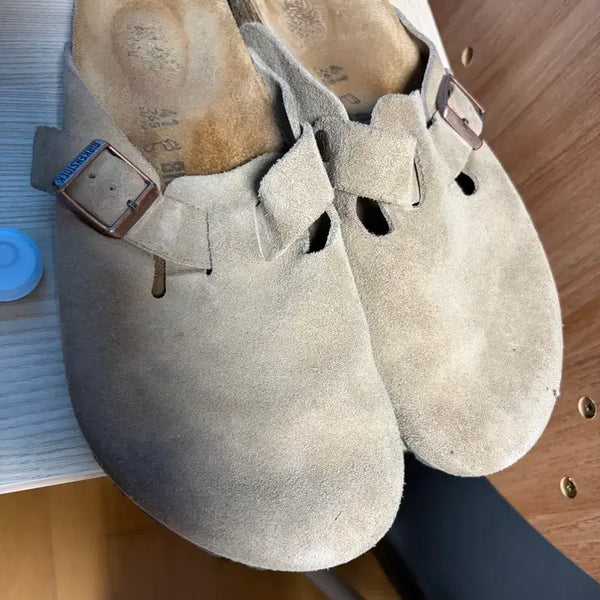 [BUNJANG] Birkenstock Boston Taupe Size 41 (265) / 버켄스탁 보스턴 타우페 41 (265)