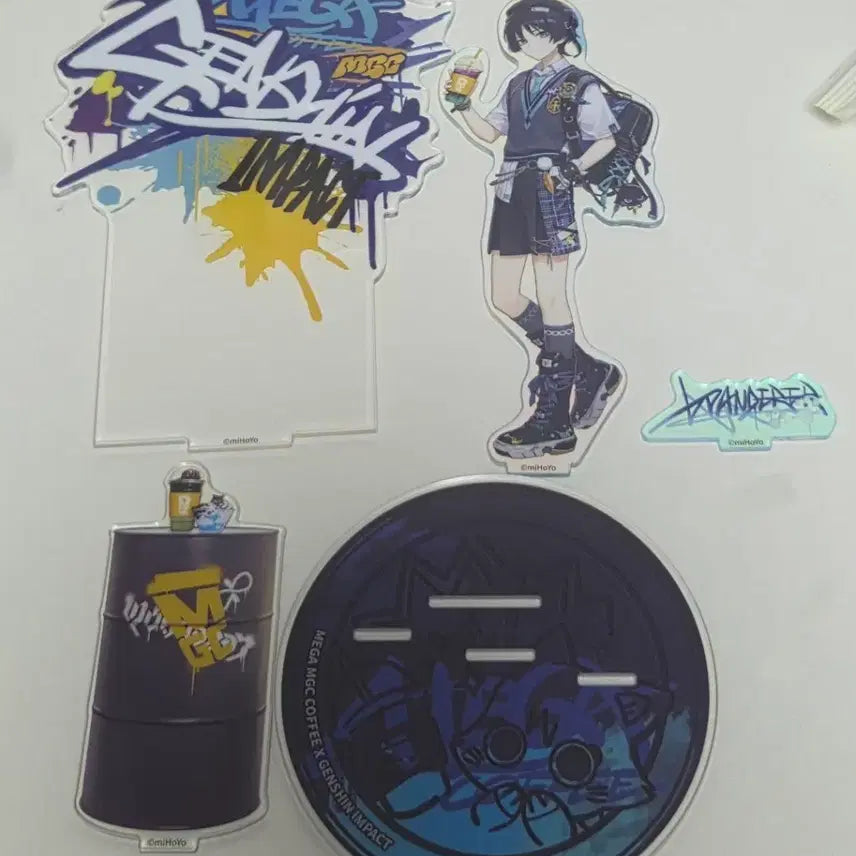 [BUNJANG] Genshin Impact Scaramouche Mega Coffee Acrylic Stand / 원신 방랑자 메가커피 아크릴 스탠드