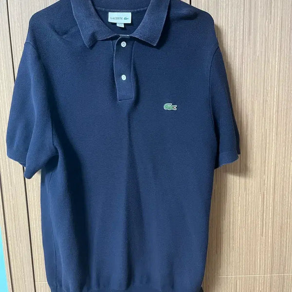 [BUNJANG] Lacoste Men's Short Sleeve Polo Shirt Navy / 라코스테 반팔 카라티