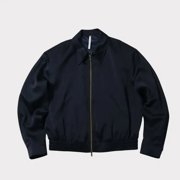 [BUNJANG] Noir Glazed Swing Top Navy Jacket / [50] 노이어 글로시드 스윙탑 네이비 자켓