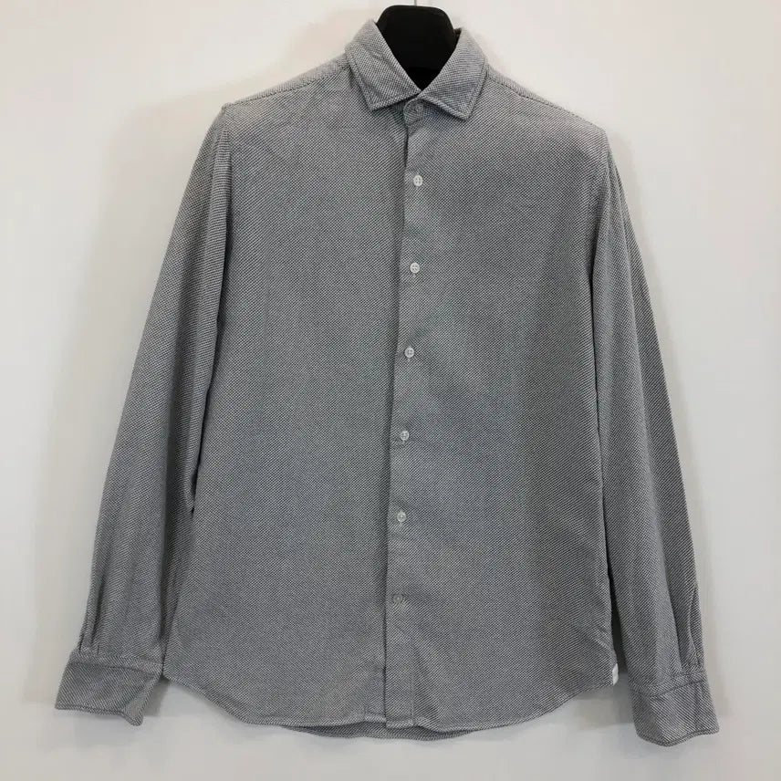 [BUNJANG] Massimo Dutti Grey Pattern Shirt - Size S / 마시모두띠 그레이 패턴셔츠 S
