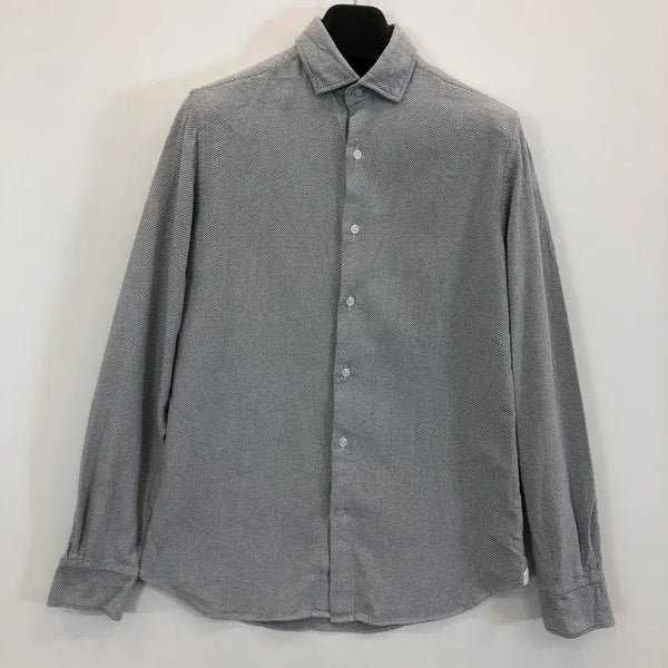 [BUNJANG] Massimo Dutti Grey Pattern Shirt - Size S / 마시모두띠 그레이 패턴셔츠 S