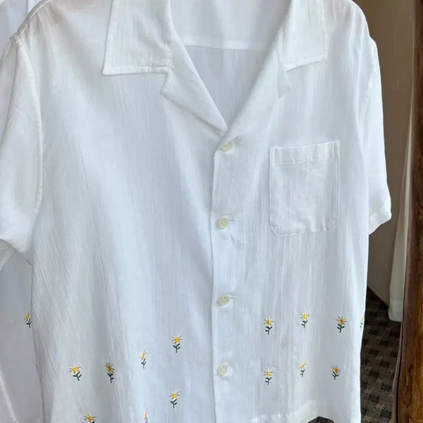 [BUNJANG] STU Short-Sleeved Shirt / [L] STU 반팔 셔츠