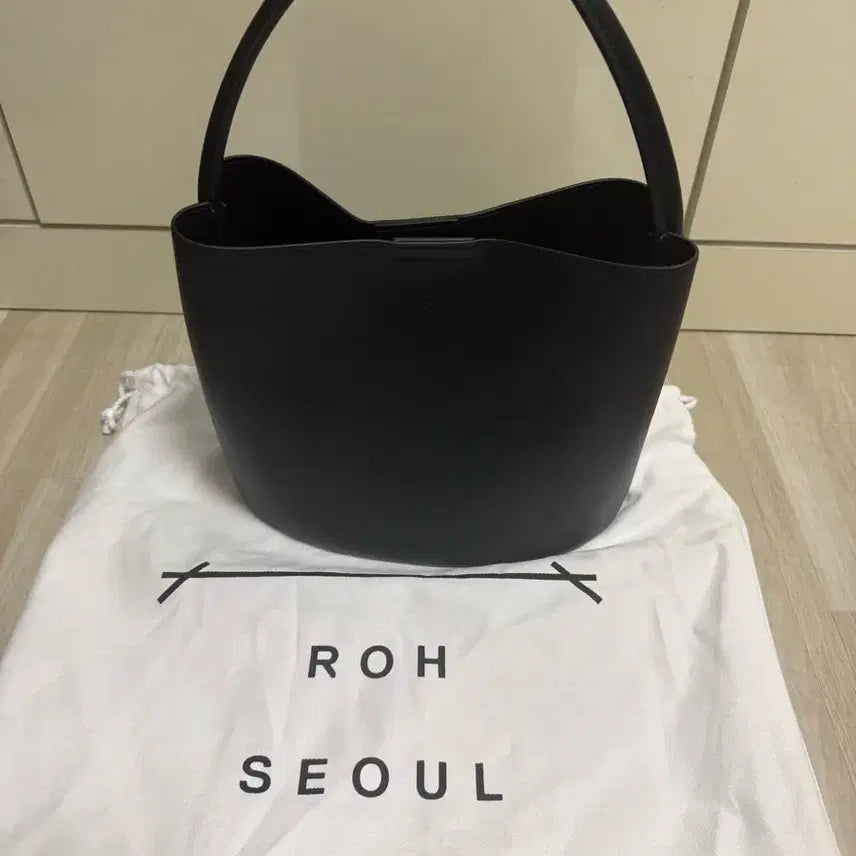 [BUNJANG] ROSEROUL Mini Mug Tote Bag Black / [로서울]Mini Mug tote bag Black