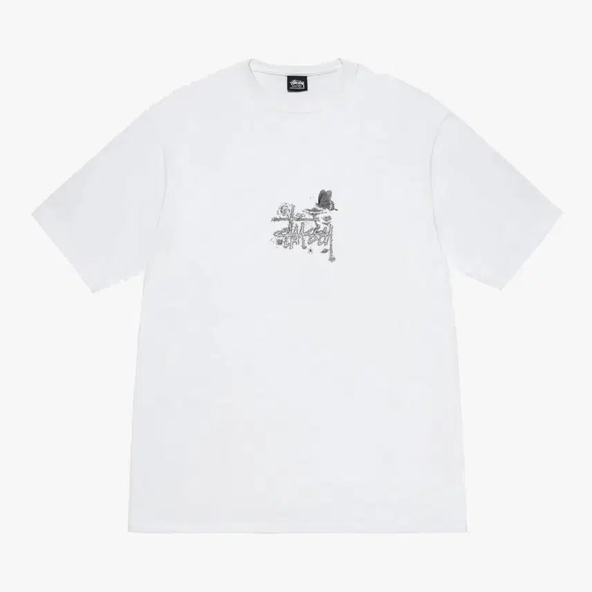 [BUNJANG] Stussy In Bloom T-Shirt White / [L] 스투시 인 블룸 티셔츠 화이트