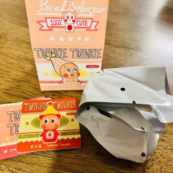 [BUNJANG] Pop Mart Mini Series Ketchup & Tomato Sauce Blind Box / 팝마트 작은별 맛조합 케첩 토마토소스 팝니다.(미개봉)