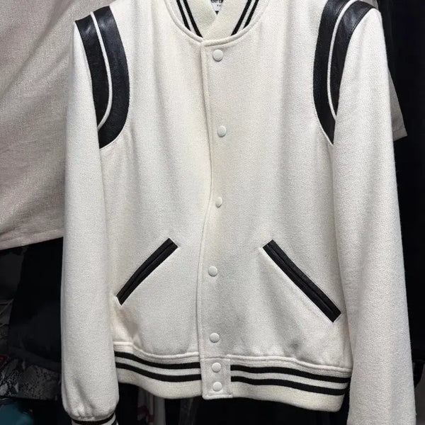 [BUNJANG] Saint Laurent Teddy Jacket / 생로랑 테디 자켓 화이트