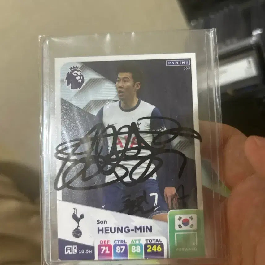 [BUNJANG] Son Heung-min Autographed Card & PSA 9 Graded Card / 손흥민 친필사인 카드 및 손흥민 PSA 9등급카드