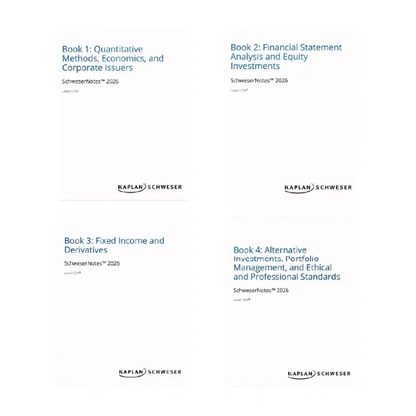 [BUNJANG] 2026 CFA Level 1 Schweser Study Materials / 2026 CFA level 1 슈웨이저