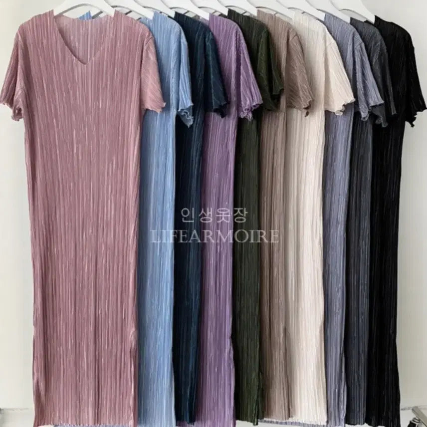 [BUNJANG] Insaengotjang Pleated Dress - Grey / 인생옷장 플리츠원피스