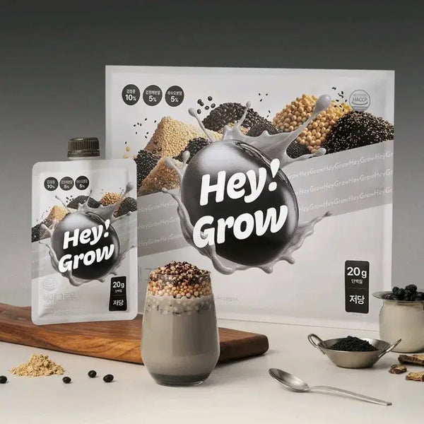 [BUNJANG] Foodology Hey! Grow Low Sugar Protein Shake (7-Pack) / 푸드올로지 헤이 그로우 저당 단백질 쉐이크 7개입