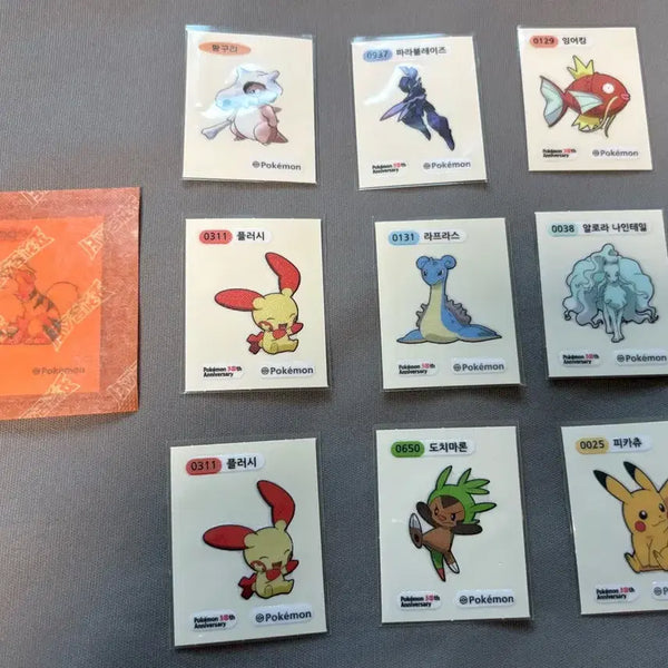 [BUNJANG] Pokemon Artwick & Season 5 Sticker Bundle Set / 포켓몬 아트윅&시즌5 띠부씰 일괄