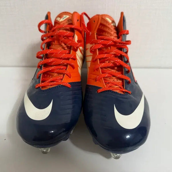 [BUNJANG] Nike Football Cleats Navy/Orange / 나이키 풋볼화/미식축구화 네이비/오렌지