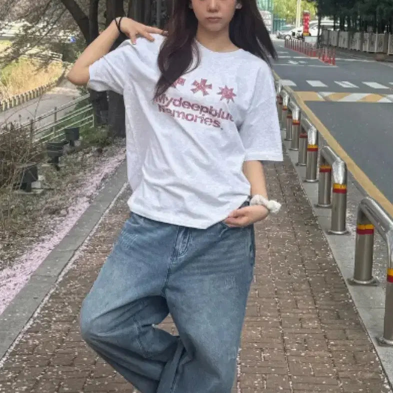 [BUNJANG] My Deep Blue Memories T-Shirt / 마이딥블루메모리즈 반팔 티셔츠 새제품 싸게 팔아요