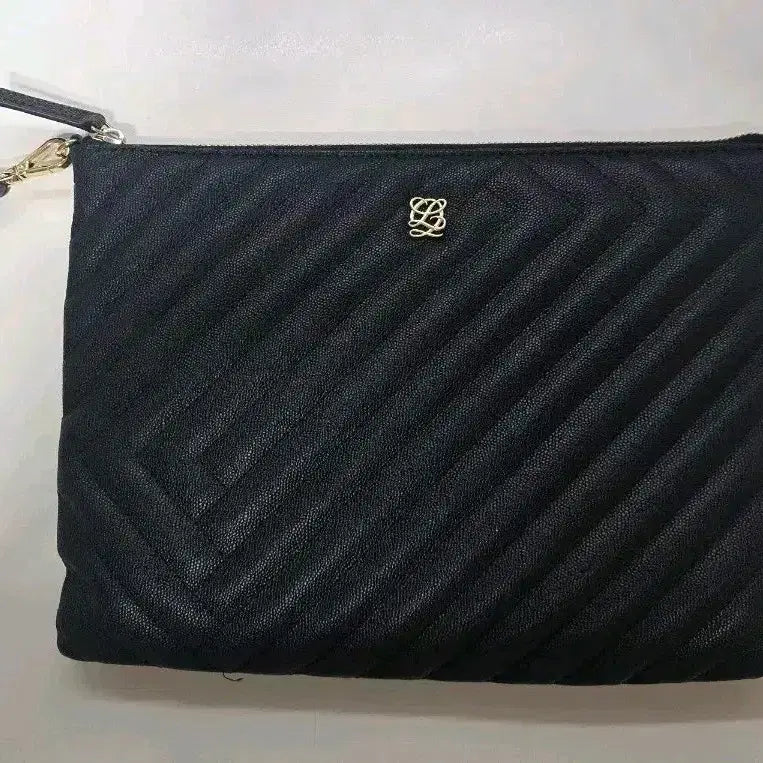 [BUNJANG] Louis Quatorze Women's Black Clutch Bag / 루이까또즈 여성 클러치백 블랙