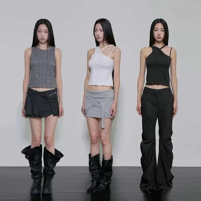 [BUNJANG] Flare-up Sleeveless Top / [새상품] 플레어업 슬리브리스 택있음