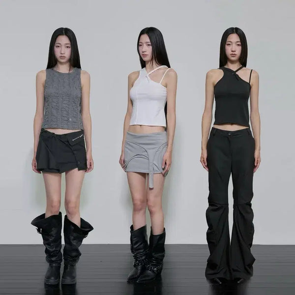 [BUNJANG] Flare-up Sleeveless Top / [새상품] 플레어업 슬리브리스 택있음