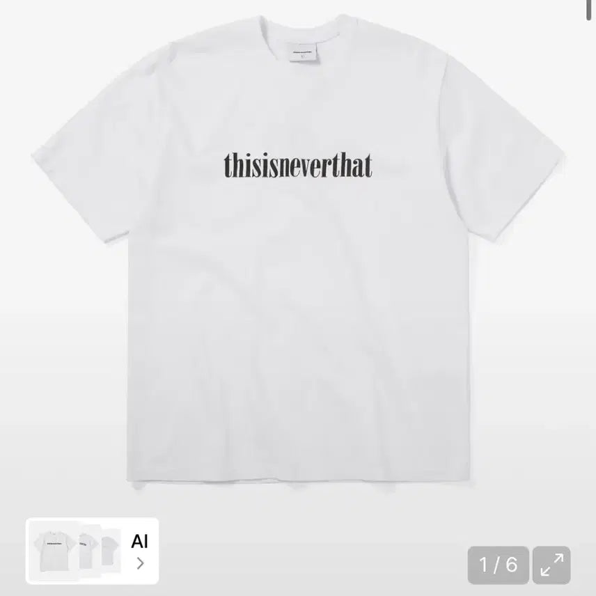 [BUNJANG] Thisisneverthat T-Shirt / 디스이즈네버댓 반팔 새상품