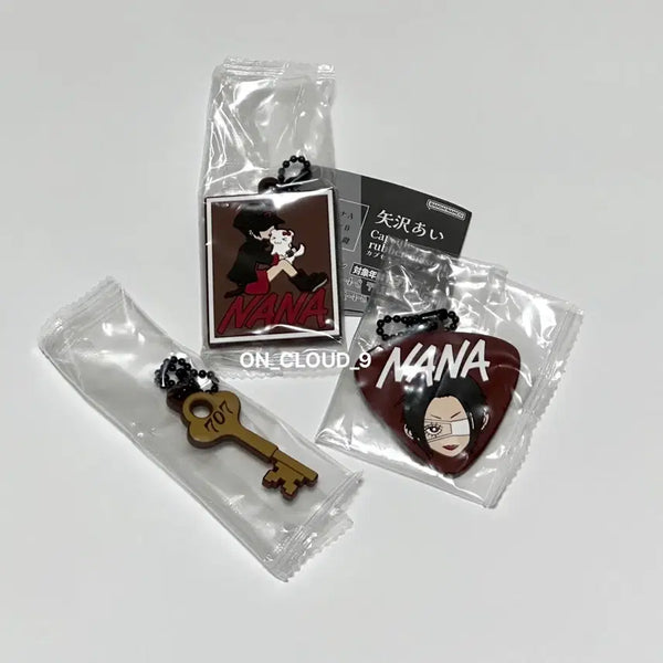 [BUNJANG] Yazawa Ai NANA Rubber Strap Gacha Set (3 Types) / (세트) 야자와아이 러버 스트랩 가챠 나나 NANA 열쇠 3종