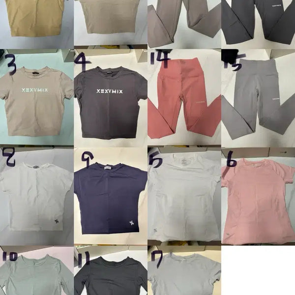 [BUNJANG] Xexymix Mulawear Running Leggings & Activewear Bundle / 새상품급 운동복 처분 젝시믹스 뮬라웨어 러닝복 레깅스