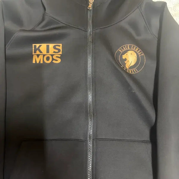 [BUNJANG] Black Combat Kissmos Hoodie Zip-up L / 블랙컴뱃 키스모스 후드집업 L